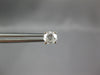 ESTATE .72CT DIAMOND 14KT WHITE GOLD 3D CLASSIC ROUND FOUR PRONG STUD EARRINGS