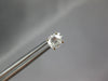 ESTATE .72CT DIAMOND 14KT WHITE GOLD 3D CLASSIC ROUND FOUR PRONG STUD EARRINGS