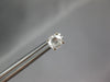 ESTATE .72CT DIAMOND 14KT WHITE GOLD 3D CLASSIC ROUND FOUR PRONG STUD EARRINGS