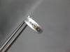 ESTATE .05CT DIAMOND 14K WHITE GOLD 3 STONE ETOILE MATTE & SHINY HUGGIE EARRINGS