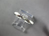 ESTATE .11CT DIAMOND 14K WHITE GOLD 3D MARQUISE 3 STONE WEDDING ANNIVERSARY RING