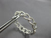 LARGE 1.23CT DIAMOND 14KT WHITE GOLD INSIDE OUT LOVE KNOT HOOP HANGING EARRINGS