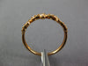 ESTATE .14CT DIAMOND 18KT ROSE GOLD 3D CLASSIC FILIGREE FLOWER FUNN RING