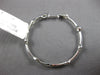 EXTRA LARGE 1.58CT DIAMOND 14KT WHITE GOLD 3D INSIDE OUT HOOP HANGING EARRINGS