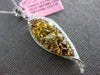 5.58CT WHITE & INTENSE FANCY YELLOW DIAMOND 18K 2 TONE GOLD 3D TEAR DROP PENDANT