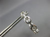 LARGE 2.07CT DIAMOND 18KT WHITE GOLD BAGUETTE INSIDE OUT HOOP HANGING EARRINGS