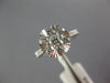 ESTATE LARGE 1.0CT DIAMOND 18KT WHITE GOLD 3D CLUSTER CLASSIC ENGAGEMENT RING
