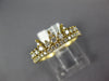 ESTATE .53CT DIAMOND 18KT YELLOW GOLD 3D CROWN PRINCESS RING