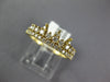 ESTATE .53CT DIAMOND 18KT YELLOW GOLD 3D CROWN PRINCESS RING