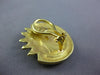 ESTATE LARGE 18KT YELLOW GOLD 3D CLASSIC HAPPY SUN FUN CLIP ON EARRINGS