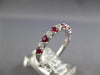 .90CT DIAMOND & AAA RUBY 18KT WHITE GOLD 3D CLASSIC SHARE PRONG ANNIVERSARY RING