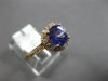 1.30CT DIAMOND & AAA TANZANITE 14K ROSE GOLD ROUND HALO FILIGREE ENGAGEMENT RING