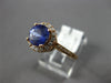 1.30CT DIAMOND & AAA TANZANITE 14K ROSE GOLD ROUND HALO FILIGREE ENGAGEMENT RING