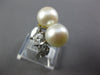 LARGE 1.50CT DIAMOND & AAA SOUTH SEA PEARL PLATINUM DOUBLE PEARL LOVE KNOT RING