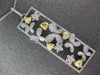 LARGE 5.33CT WHITE & FANCY YELLOW DIAMOND 18KT 2 TONE GOLD 3D BUTTERFLY PENDANT