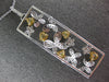 LARGE 5.33CT WHITE & FANCY YELLOW DIAMOND 18KT 2 TONE GOLD 3D BUTTERFLY PENDANT