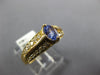 1.0CT DIAMOND & AAA TANZANITE 14KT YELLOW GOLD 3D OVAL & ROUND ENGAGEMENT RING