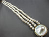 LARGE .95CT DIAMOND & AAA SOUTH SEA PEARL 14K YELLOW GOLD CHOKER NECKLACE #27140