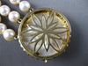 LARGE .95CT DIAMOND & AAA SOUTH SEA PEARL 14K YELLOW GOLD CHOKER NECKLACE #27140