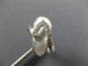 .08CT DIAMOND 14KT WHITE GOLD 3D HANDCRAFTED CINDERELLA LUCKY SLIPPER RING 27024