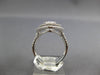 EXTRA LARGE 2.34CT DIAMOND 18KT WHITE GOLD DOUBLE HALO COCKTAIL ANNIVERSARY RING