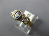 .48CT DIAMOND & AAA TANZANITE 14KT YELLOW GOLD 3D BEZEL FILIGREE FRIENDSHIP RING