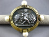 EXTRA LARGE SEIDEN GANG 18K YELLOW GOLD & SILVER AAA SOUTH SEA PEARL BROOCH PIN