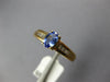 .55CT DIAMOND & AAA TANZANITE 14KT YELLOW GOLD OVAL & ROUND FRIENDSHIP LOVE RING