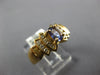 .86CT DIAMOND & AAA TANZANITE 14KT YELLOW GOLD OVAL & ROUND FRIENDSHIP LOVE RING