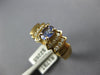 .86CT DIAMOND & AAA TANZANITE 14KT YELLOW GOLD OVAL & ROUND FRIENDSHIP LOVE RING