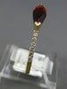 1.59CT DIAMOND & AAA GARNET 14KT YELLOW GOLD CLASSIC MARQUISE & ROUND FUN RING