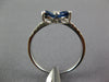 .77CT DIAMOND & AAA SAPPHIRE 14KT WHITE GOLD MARQUISE 4 LEAF CLOVER FLOWER RING