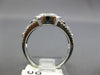 1.38CT DIAMOND & AAA CITRINE 14KT WHITE GOLD 3D ROUND BEZEL HALO ENGAGEMENT RING