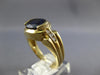 2.12CT DIAMOND & AAA IOLITE 14KT YELLOW GOLD 3D OVAL SEMI BEZEL ENGAGEMENT RING