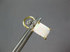 ESTATE 1.72CT DIAMOND & AAA OPAL 14KT 2 TONE GOLD SQUARE FLOWER CLIP ON EARRINGS