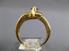 .87CT DIAMOND & AAA SAPPHIRE 14K YELLOW GOLD PEAR SHAPE & ROUND CRISS CROSS RING