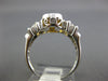 7.0CT DIAMOND & AAA YELLOW TOPAZ 14KT WHITE GOLD OVAL & MARQUISE SEMI BEZEL RING