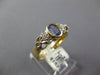 .48CT DIAMOND & AAA TANZANITE 14KT YELLOW GOLD 3D OVAL DOUBLE HEART PROMISE RING