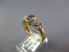 .48CT DIAMOND & AAA TANZANITE 14KT YELLOW GOLD 3D OVAL DOUBLE HEART PROMISE RING