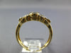 .48CT DIAMOND & AAA TANZANITE 14KT YELLOW GOLD 3D OVAL DOUBLE HEART PROMISE RING