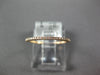 ESTATE .11CT DIAMOND 18K ROSE GOLD ROUND 1mm ETERNITY STACKABLE ANNIVERSARY RING