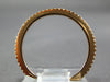 ESTATE .11CT DIAMOND 18K ROSE GOLD ROUND 1mm ETERNITY STACKABLE ANNIVERSARY RING