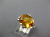 5.74CT DIAMOND & AAA CITRINE 14K WHITE GOLD OVAL & ROUND FRIENDSHIP PROMISE RING