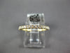 ESTATE .36CT DIAMOND 18KT YELLOW GOLD ROUND 2mm SEMI ETERNITY ANNIVERSARY RING