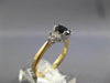 .90CT DIAMOND & AAA SAPPHIRE 14KT YELLOW GOLD 3D OVAL & ROUND FRIENDSHIP RING