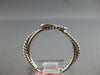 0.03CT DIAMOND 14KT WHITE GOLD CLASSIC SOLITAIRE LOVE KNOT CRISS CROSS FUN RING