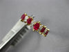 .89CT DIAMOND & AAA RUBY 14KT YELLOW GOLD 3D ROUND & MARQUISE ANNIVERSARY RING