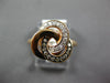 .25CT WHITE & CHOCOLATE FANCY DIAMOND 14KT ROSE GOLD LOVE KNOT FLOWER FUN RING