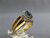 ESTATE .91CT DIAMOND & AAA SAPPHIRE 14KT YELLOW GOLD MARQUISE & ROUND FUN RING