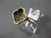 .51CT MULTI COLOR DIAMOND 14KT WHITE & ROSE GOLD 4 LEAF CLOVER FLOWER LOVE RING